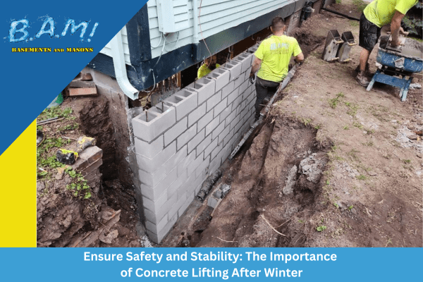 The importance of Concrete Lifting after Winter